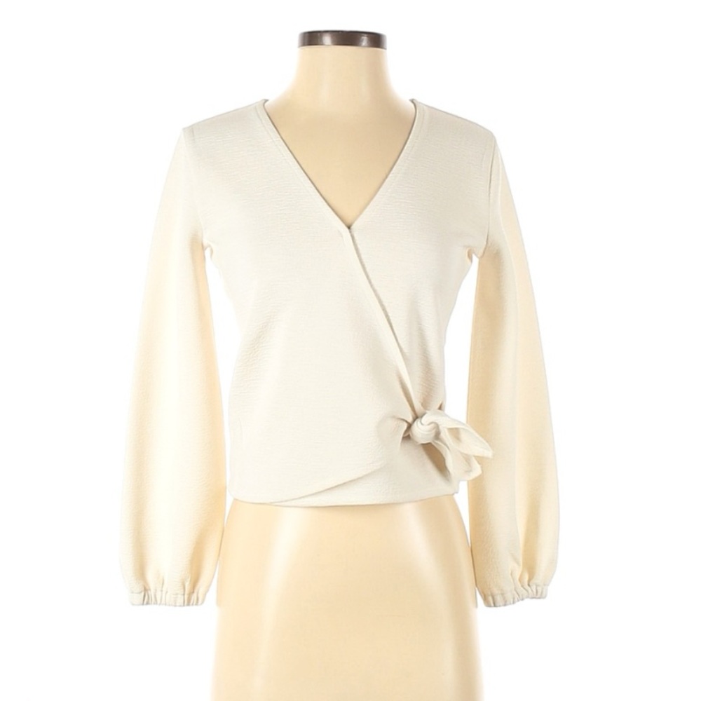 Madewell Texture & Thread Cream Blouse